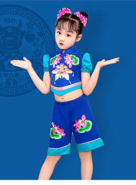 中国风儿童演出服新款少