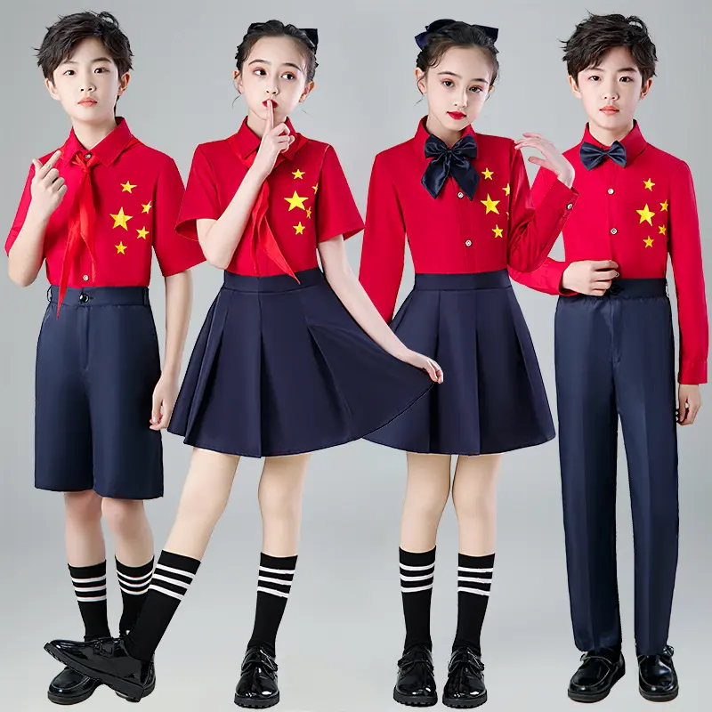儿童朗诵演出服中小学大合唱