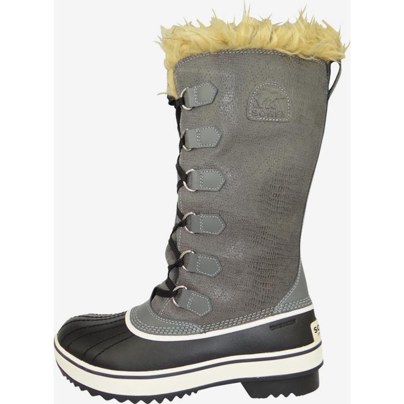 SOREL女士雪地靴保暖防滑透气轻便圆头平跟系带毛绒内衬冬季雪地