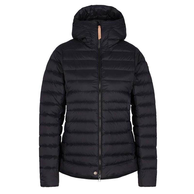 Fjallraven北极狐羽绒服女士保暖防风防水可压缩连帽轻量立领