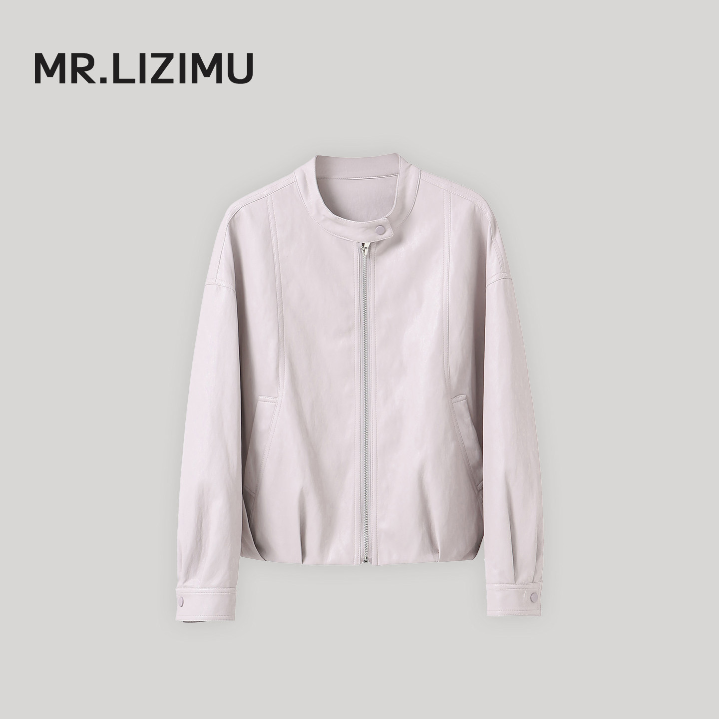 李子木先生春季休闲简约皮衣外套女2026新款百搭立领减龄PU夹克衫