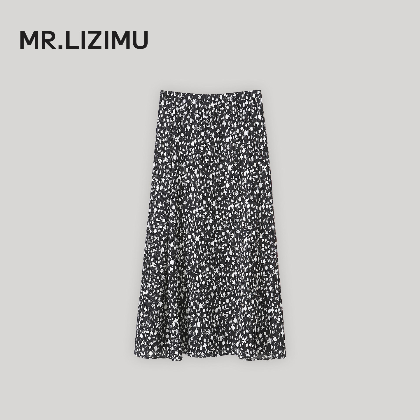 李子木先生休闲高腰显瘦碎花半身裙女2026春季百搭减龄A字中长裙