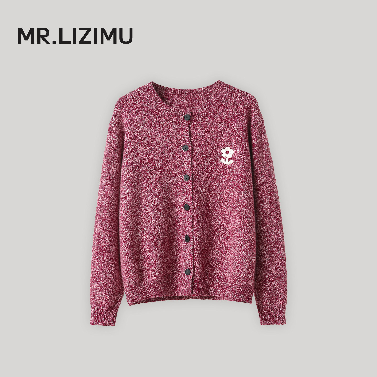 李子木先生休闲羊毛针织衫女2025新款秋季小香风百搭减龄开衫外套