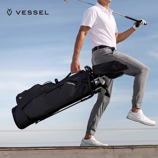 VESSEL高尔夫球包男2.35KG轻便尼龙支架包女PlayerAir8.5寸6格