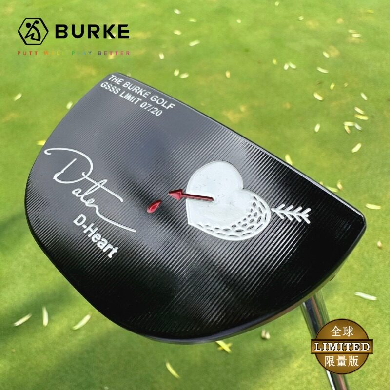 正品BURKE Date Heart高尔夫推杆瞄准线低重心推杆限量版