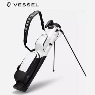 VESSEL高尔夫小球包练习袋便携Pencilbag4寸2格支架枪包男女球包