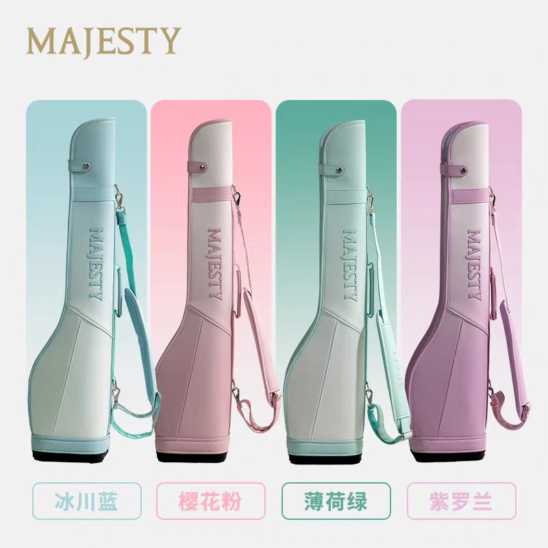 MAJESTY玛嘉斯帝高尔夫球包女士男士马卡龙枪包时尚便携golf球包