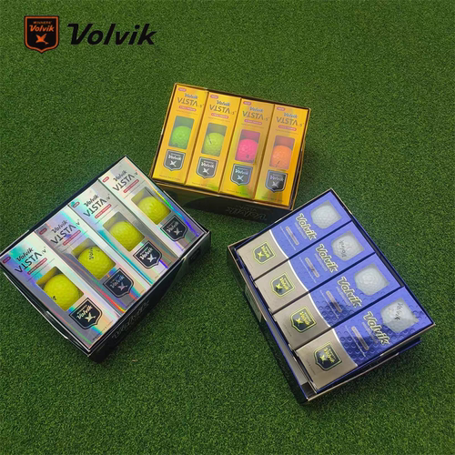正品韩国Volvik高尔夫球彩色球四层球三层球 高品质彩球