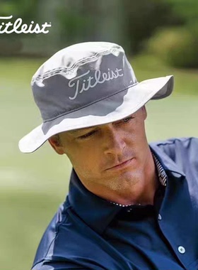 Titleist泰特利斯高尔夫球帽男新品Breezer Bucket6超轻渔夫帽