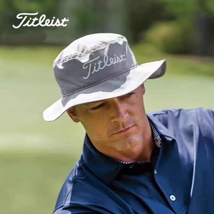 Titleist泰特利斯高尔夫球帽男新品Breezer Bucket6超轻渔夫帽