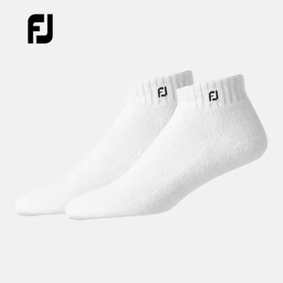 FootJoy高尔夫球袜golf男士短筒袜子棉质舒适透气FJ三双装船袜