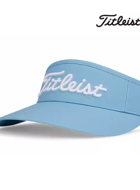 Titleist泰特利斯高尔夫球帽24新品Sundrop宽沿女式遮阳款无顶帽
