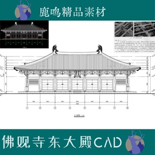 37-山西五台山佛光寺东大殿CAD图纸型测绘研究报告模型制作过程