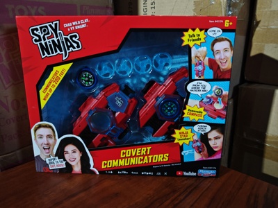 Spy Ninjas 间谍忍者 玩具手办人偶公仔渗透任务对讲机套盒