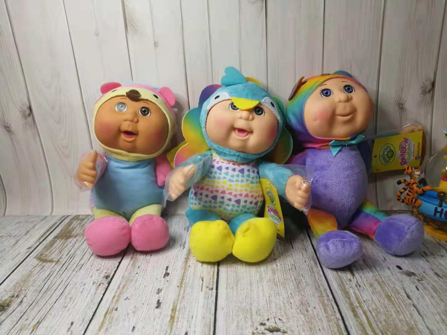 出口美国ckp椰菜娃娃带香味可爱动物玩偶女孩过家家玩具