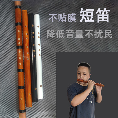 不贴膜黑色短笛包教学