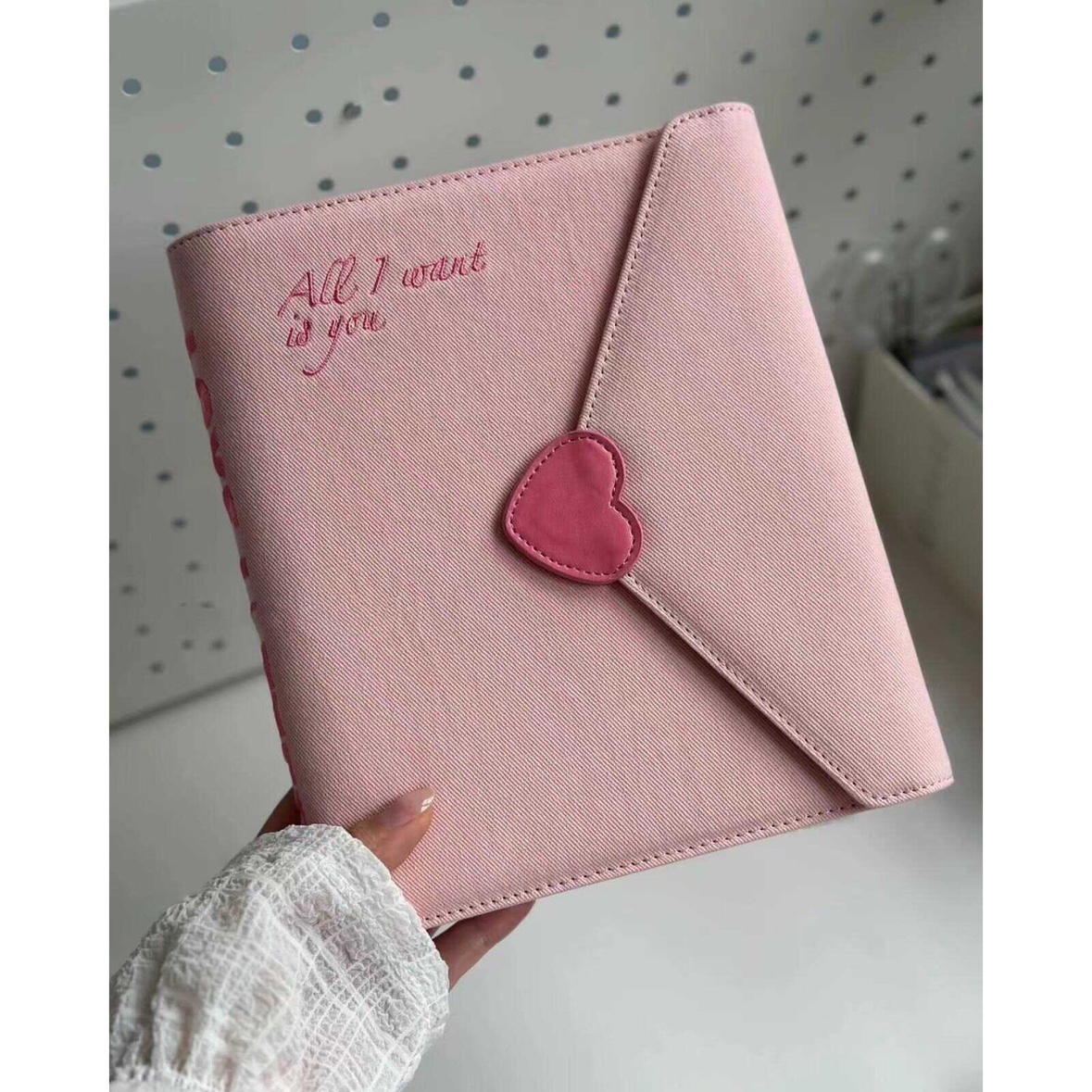 爱心牛仔a5一宫格卡册