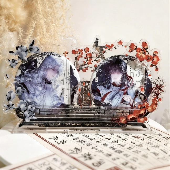 梦华胥国风系列双位58谷美吧唧砖摆台桌面摆件谷子收纳展示道具,模玩/动漫/周边/娃圈三坑/桌游,谷美,淘宝优惠券,粉丝福利购,淘宝优惠卷