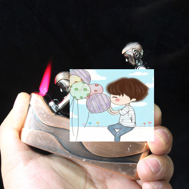 创意趣味打火机卡通恶搞人体摆件