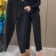 显瘦时尚 高级直筒烟管裤 西装 哈伦裤 欧货西裤 弹力休闲裤 女春夏新款