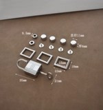 Корзина, аксессуар для сумки ручной работы, ручка, высококлассный комплект, замок, аксессуары для ремонта, «сделай сам»