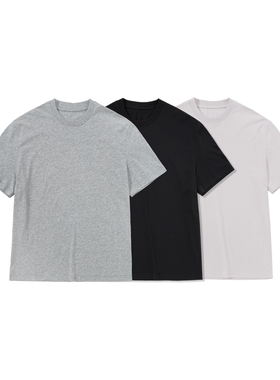 PURE2 BASIC TEE 高支数超柔细腻长绒棉基础合身微廓短袖T恤