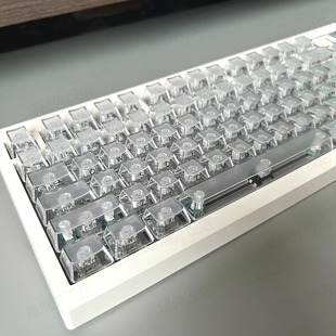 PC透明侧刻键帽原厂高度支持wooting山城hm66made68atk68美加狮68