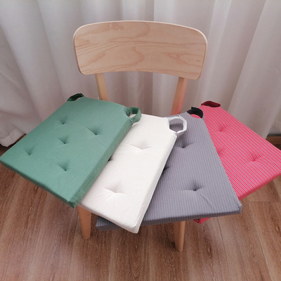 北欧风格利萨伯绿色椅垫餐椅海绵垫诺米拉椅垫贾斯蒂娜迪纳坐垫