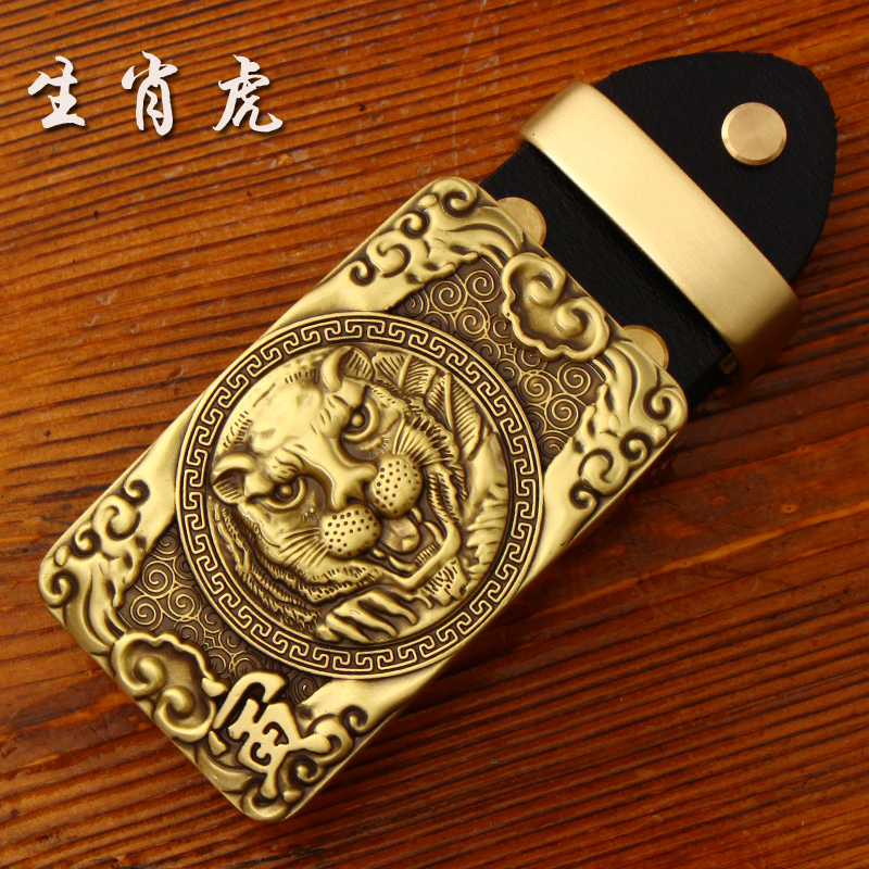 男板正品本命年十二生肖皮带扣头
