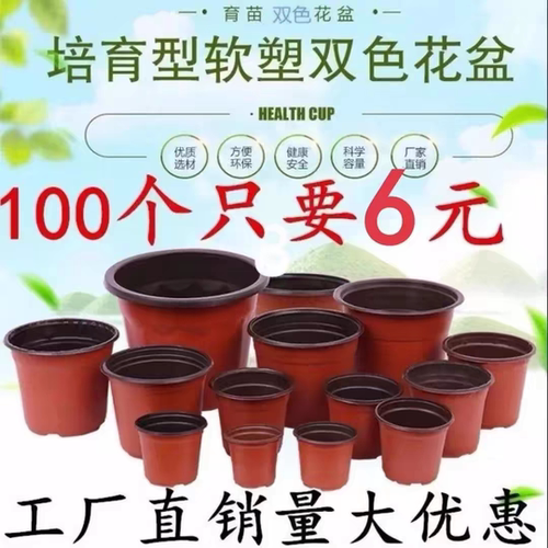 加厚一次性撕不坏塑料多肉育苗盆