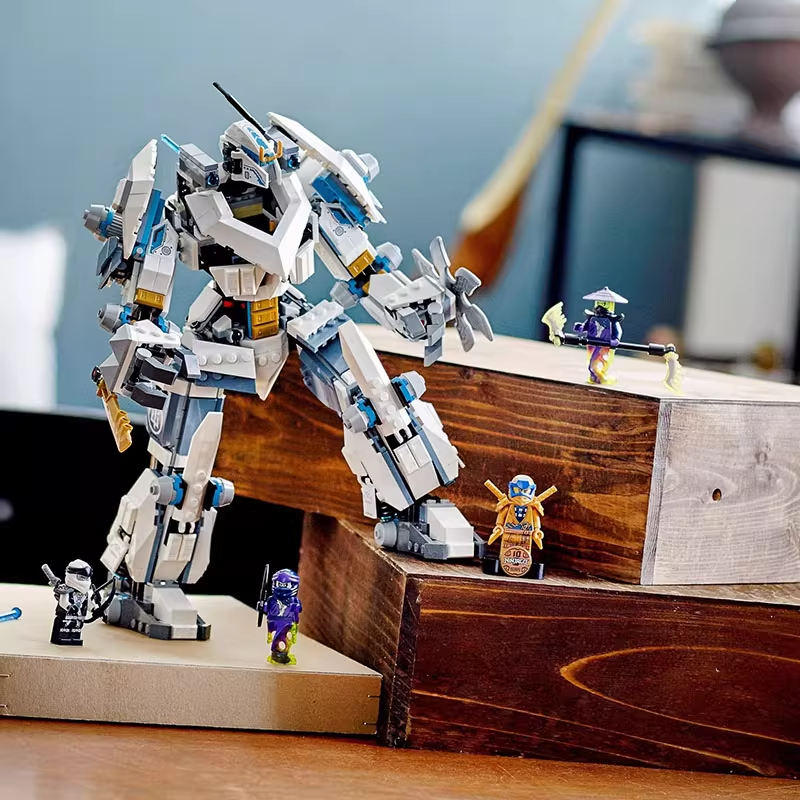 幻影忍者71738赞的泰坦机甲人仔适用于乐高积木男孩子玩具礼物6岁