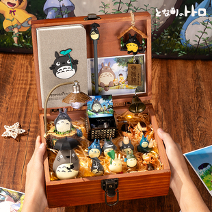 宫崎骏龙猫礼盒八音盒生日礼物女生朋友成人礼物送姐妹闺蜜女孩子