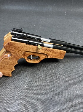 纯手工实木木托金属模型砸响玩具大男孩木头过年玩具枪不可发射