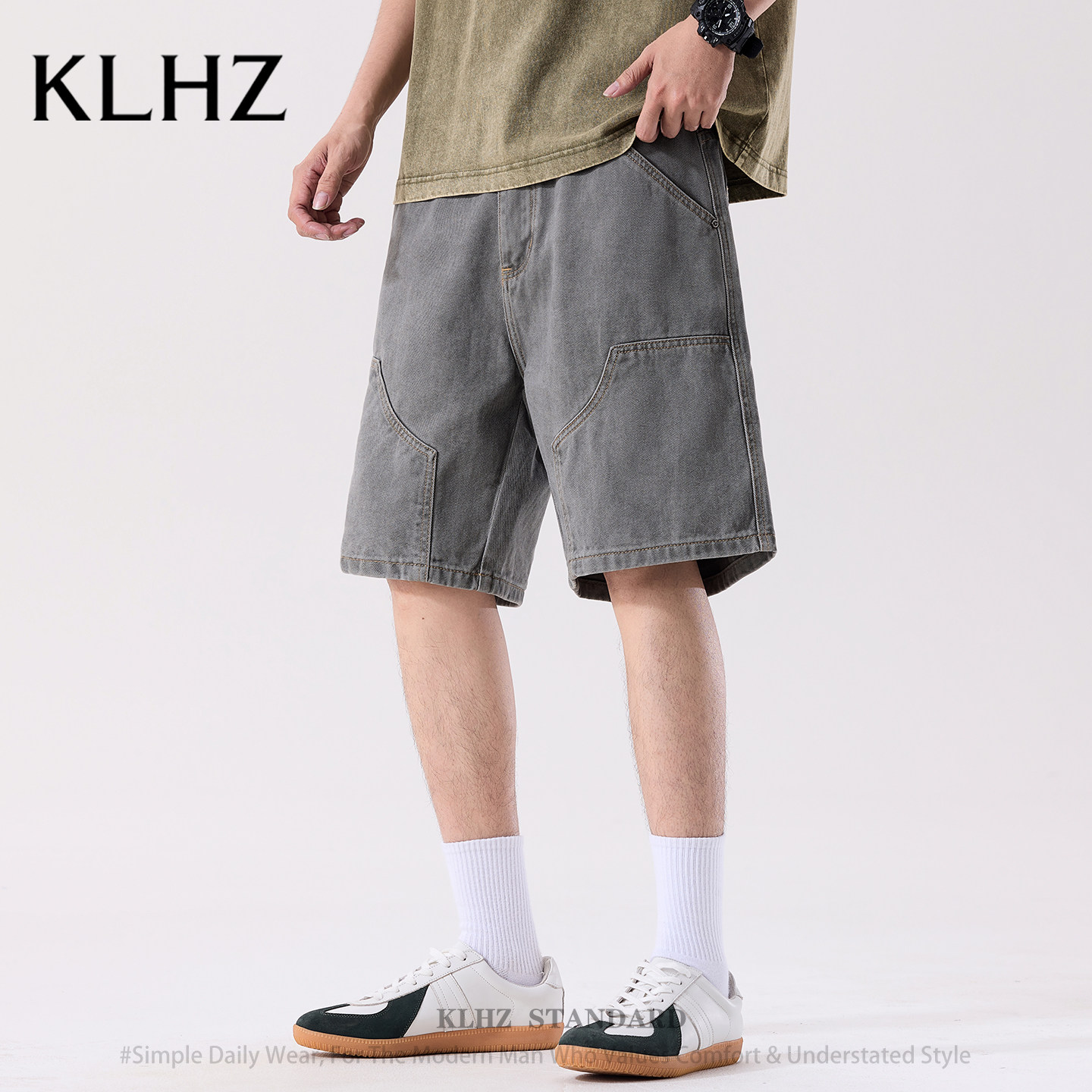 KLHZ潮牌新款短裤男生图片