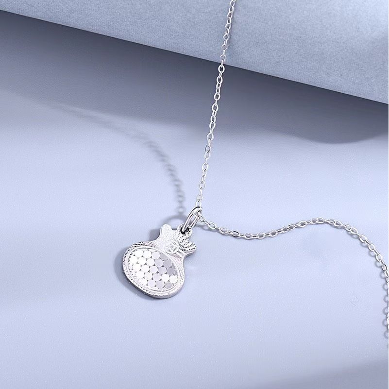 S990福袋纯银项链女轻奢小众吊坠时尚碎冰冰锁骨链双面可戴项饰