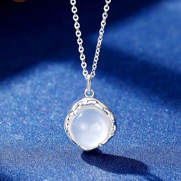 2025新款连理枝s990纯银项链女轻奢高级感冰荔枝吊坠送女朋友礼物