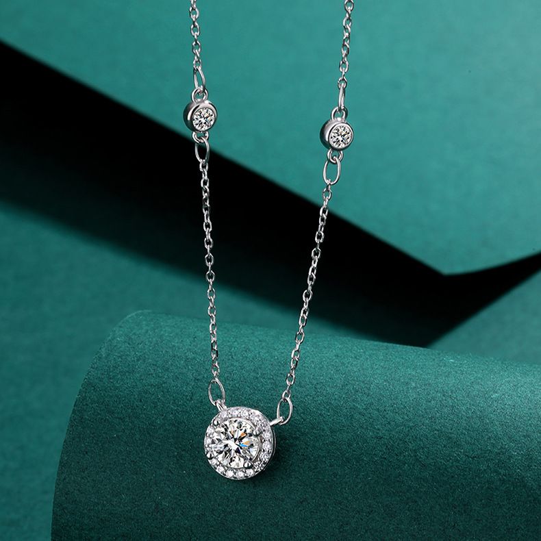 S999银星点项链女夏季轻奢高级感气质小众百搭礼物送女友送闺蜜