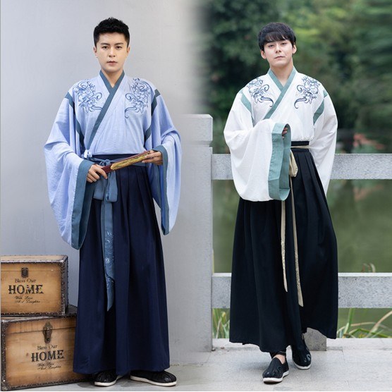 2023传统男士汉服出租高中运动会走秀中秋文艺演出表演服毕业写真