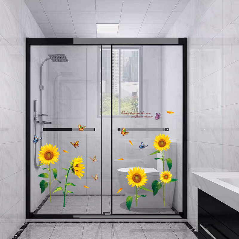 玻璃,墙上PVC防水,可移除,不留印