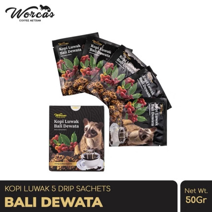 猫屎咖啡挂耳LWK DRIP BALI DEWATA 50GR/5包一盒