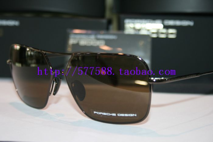 保时捷墨镜墨镜咖啡色太阳镜