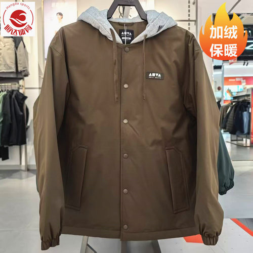 防泼水羽绒服2025男保暖防风复古美式棒球风外套172548910
