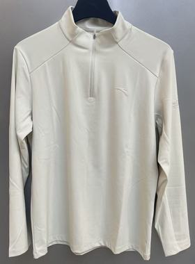 男2025秋冬新款长袖t恤综训半拉链立领透气运动上衣152547403