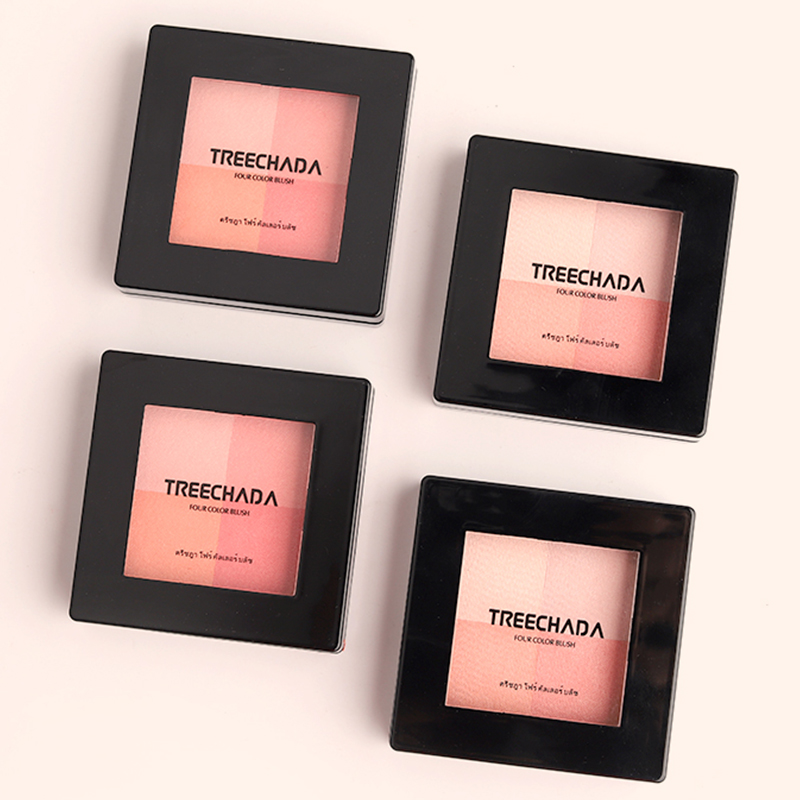 泰国treechada四色格子腮红盘