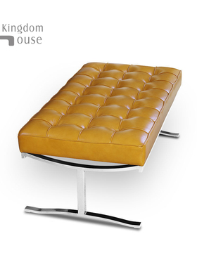 Nicos zographos意式极简不锈钢长条凳现代简约设计师创意小户型