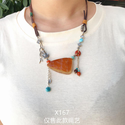 二姐家原创时尚原矿藏风项链