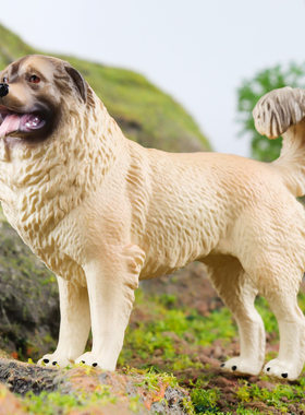 跨境仿真狗狗动物犬类幼崽模型玩