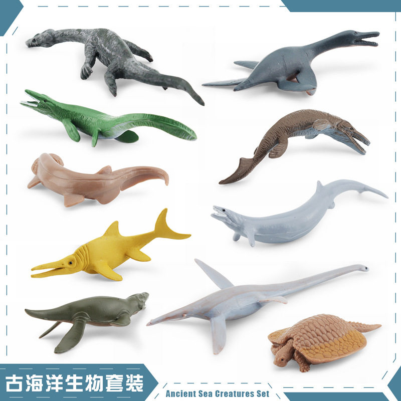 仿真热销远古海洋生物海王龙长喙龙幻龙鱼龙无盾齿龙模型玩具摆件