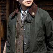 英式 外套BBR 复古猎装 红风 油蜡夹克风衣春秋款 工装 Ashby安欣同款