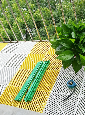 防盗窗垫板阳台防护网格栅窗台置物硬板厚塑料隔板护栏防坠落挡板